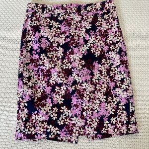 J. Crew Factory Floral Pencil Skirt, Size 00